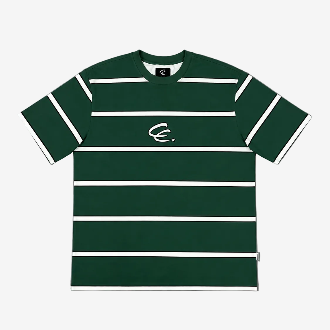 GREEN STRIPED TEE