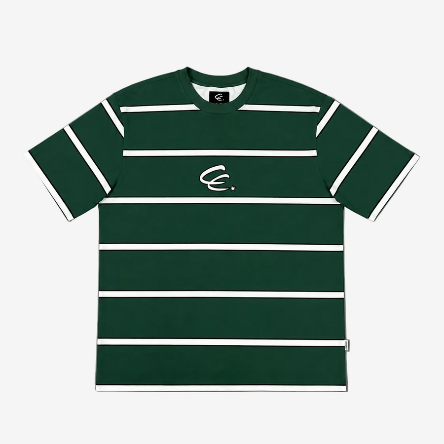 GREEN STRIPED TEE