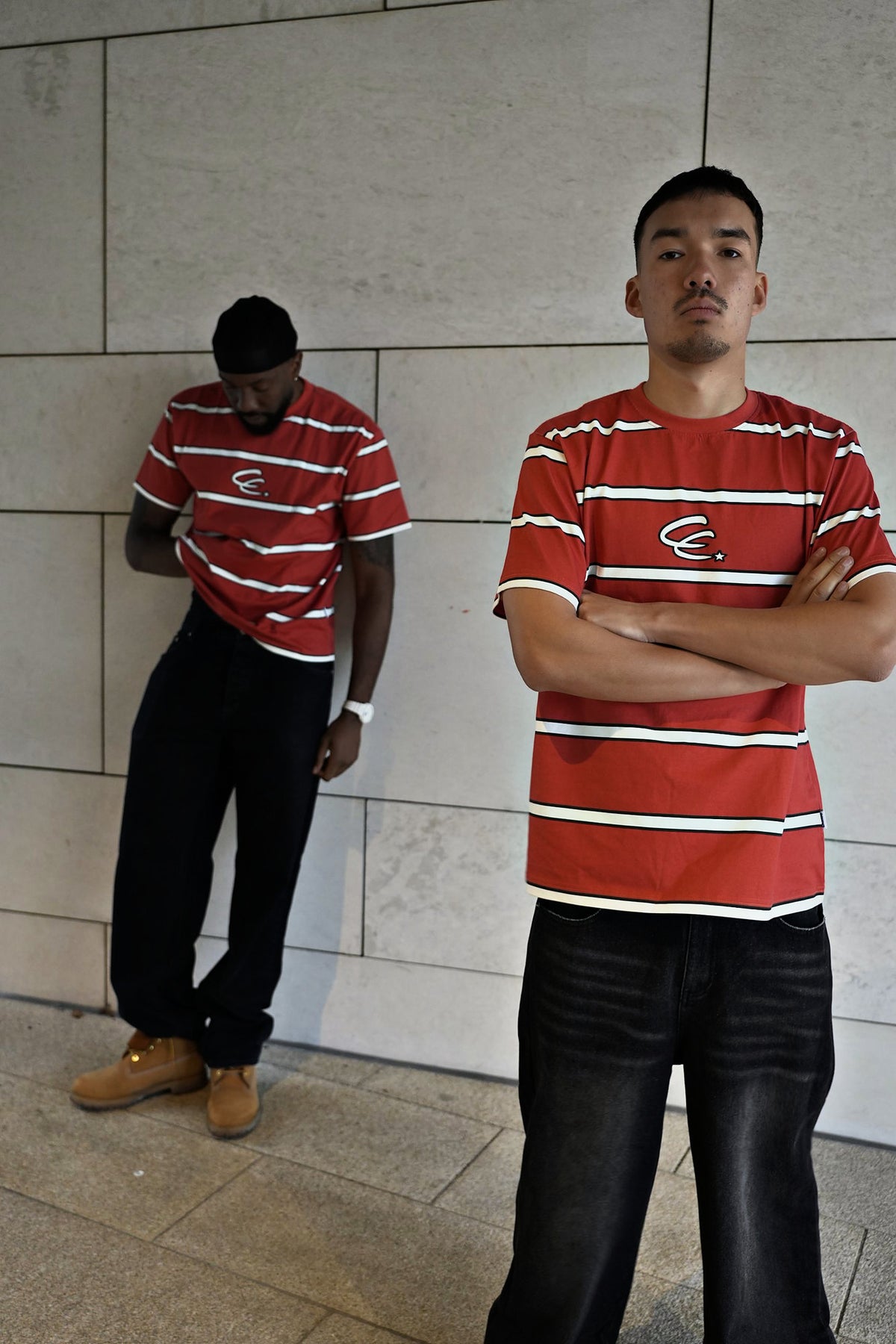 RED STRIPED TEE